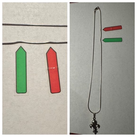 Sterling Silver Fleur-de-lis Pendant & Chain - Picture 16 of 16